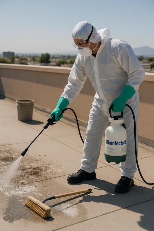 pigeon clean up service